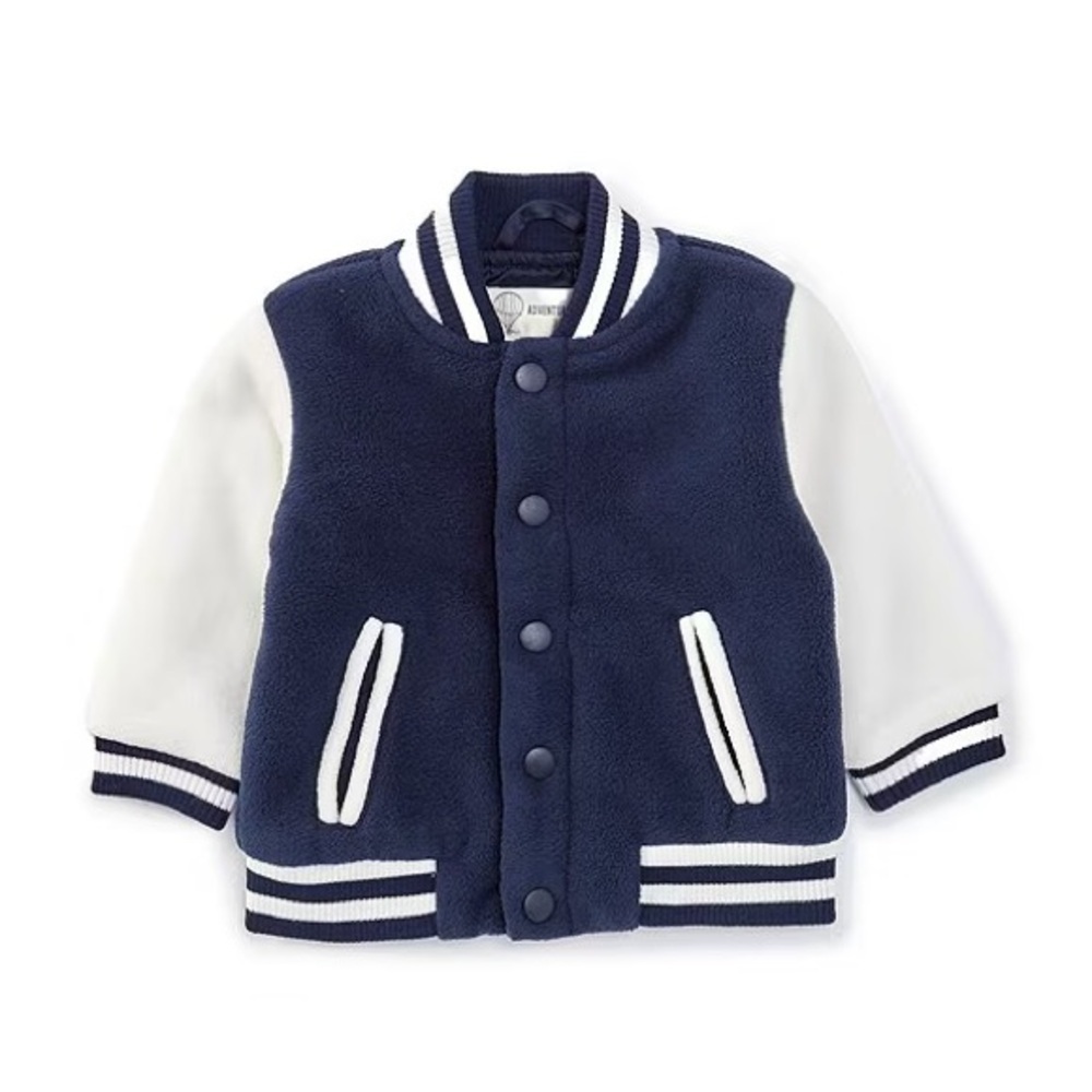 Adventurewear 360 Baby Boys 12Months Long Sleeve Varsity Fleece Jacket NWT